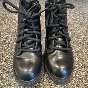 Wonder Nation Black Kids Boots